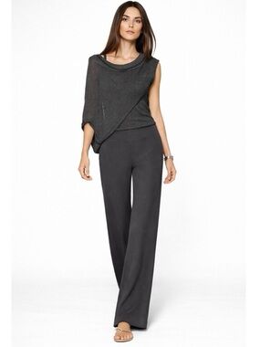 Sarah Pacini | Mid-Rise Wool Blend Dress Trousers